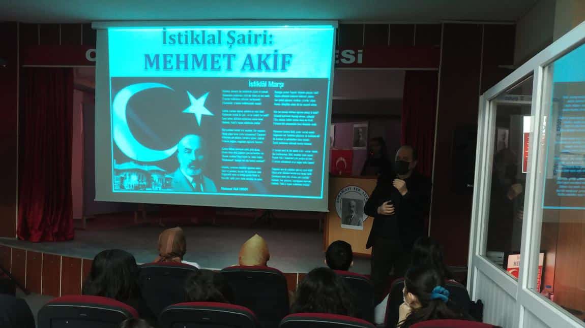 12 MART İSTİKLAL MARŞI'NIN KABULÜ KUTLANDI.